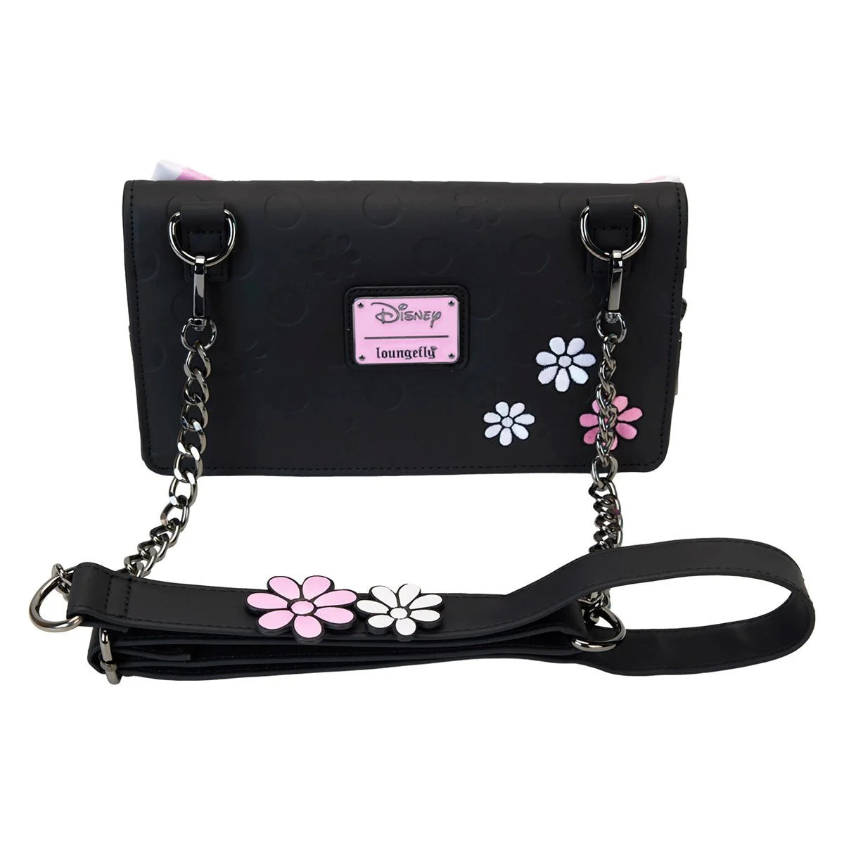 Minnie Mouse Floral Rock The Dots Clutch Crossbody Bag