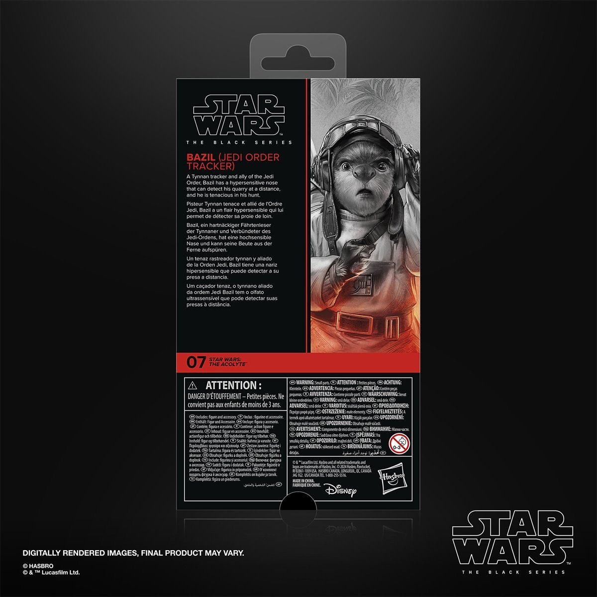 Star Wars The Black Series 6-Inch Bazil (Jedi Order Tracker) Action Figure
