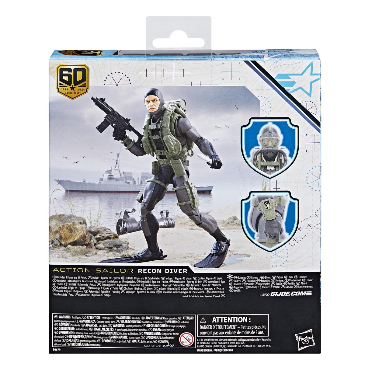G.I. Joe Classified Series 60th Anniversary Action Sailor - Recon Diver 6-Inch Figure