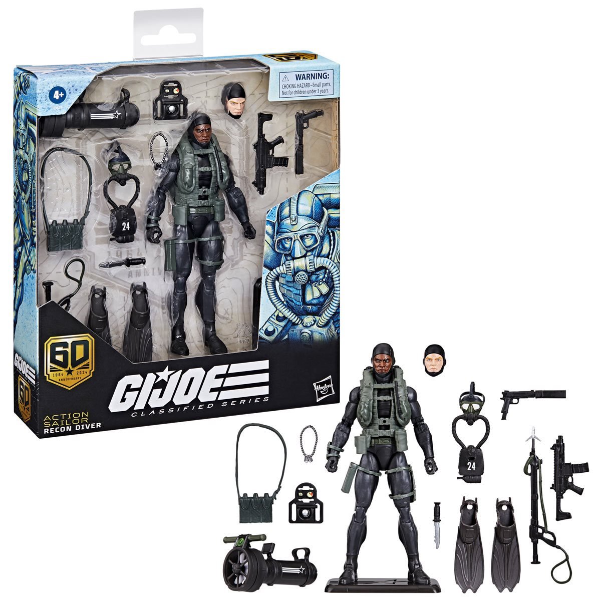 G.I. Joe Classified Series 60th Anniversary Action Sailor - Recon Diver 6-Inch Figure