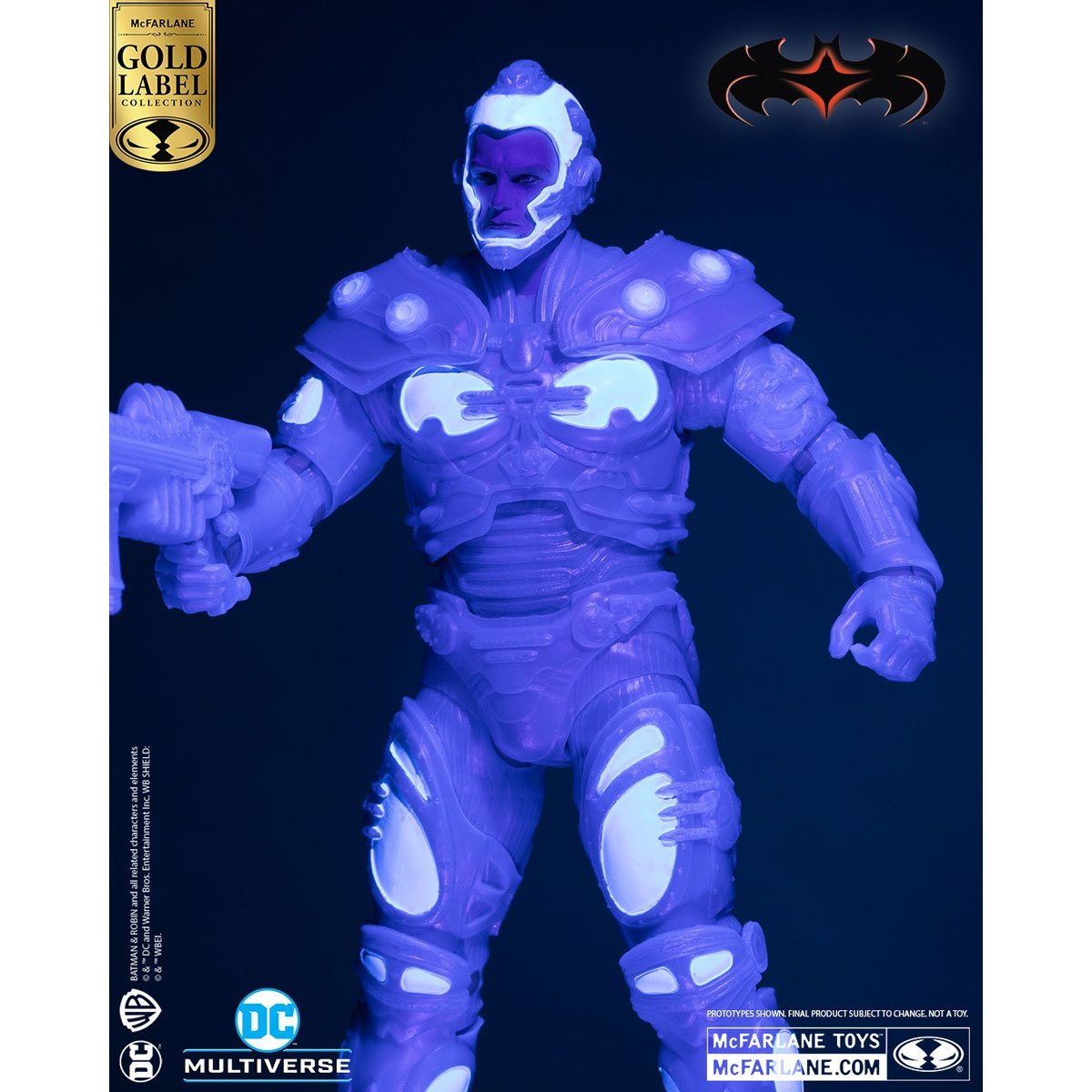 DC Multiverse Batman and Robin Mr. Freeze Black Light Gold Label 7-Inch Action Figure – Entertainment Earth Exclusive