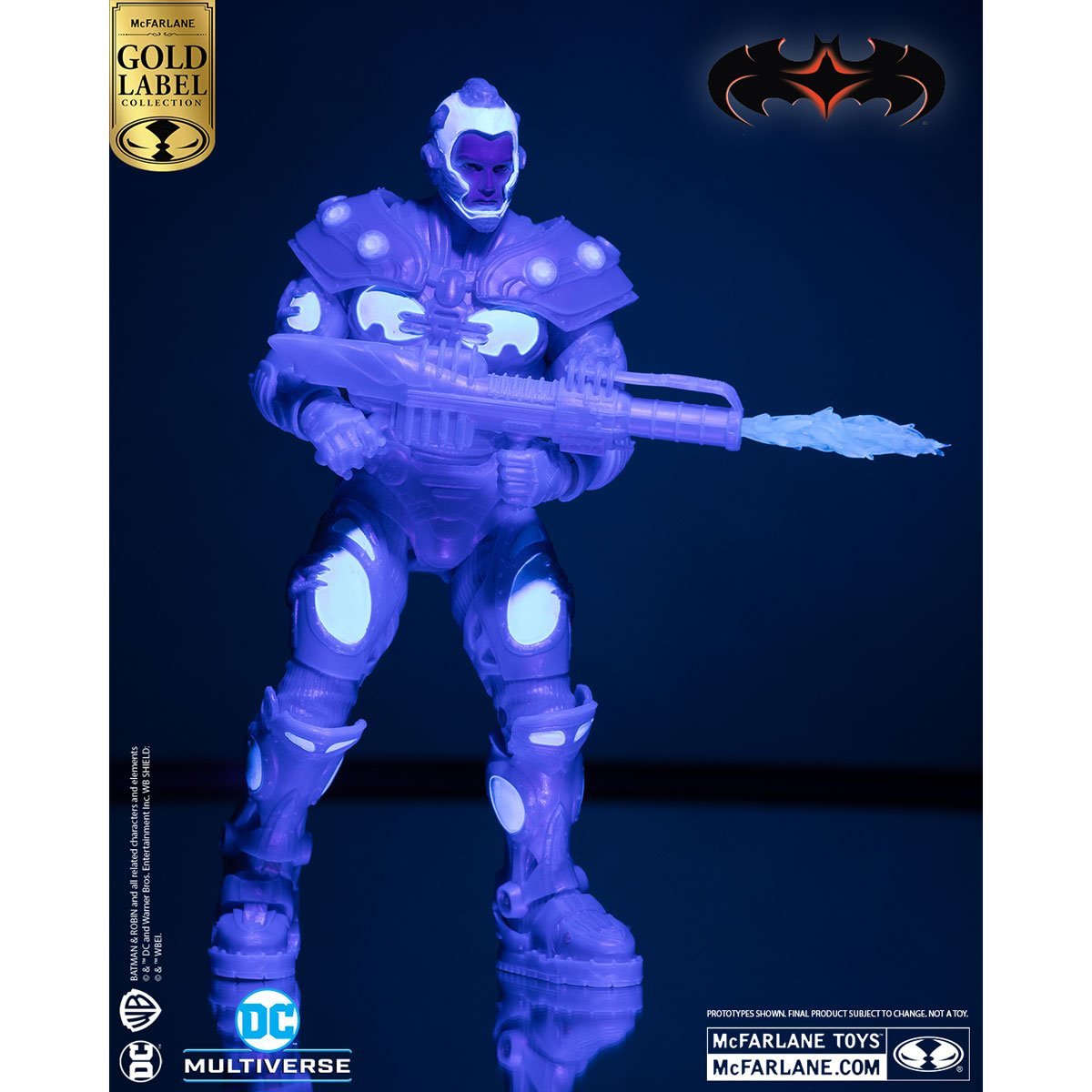 DC Multiverse Batman and Robin Mr. Freeze Black Light Gold Label 7-Inch Action Figure – Entertainment Earth Exclusive