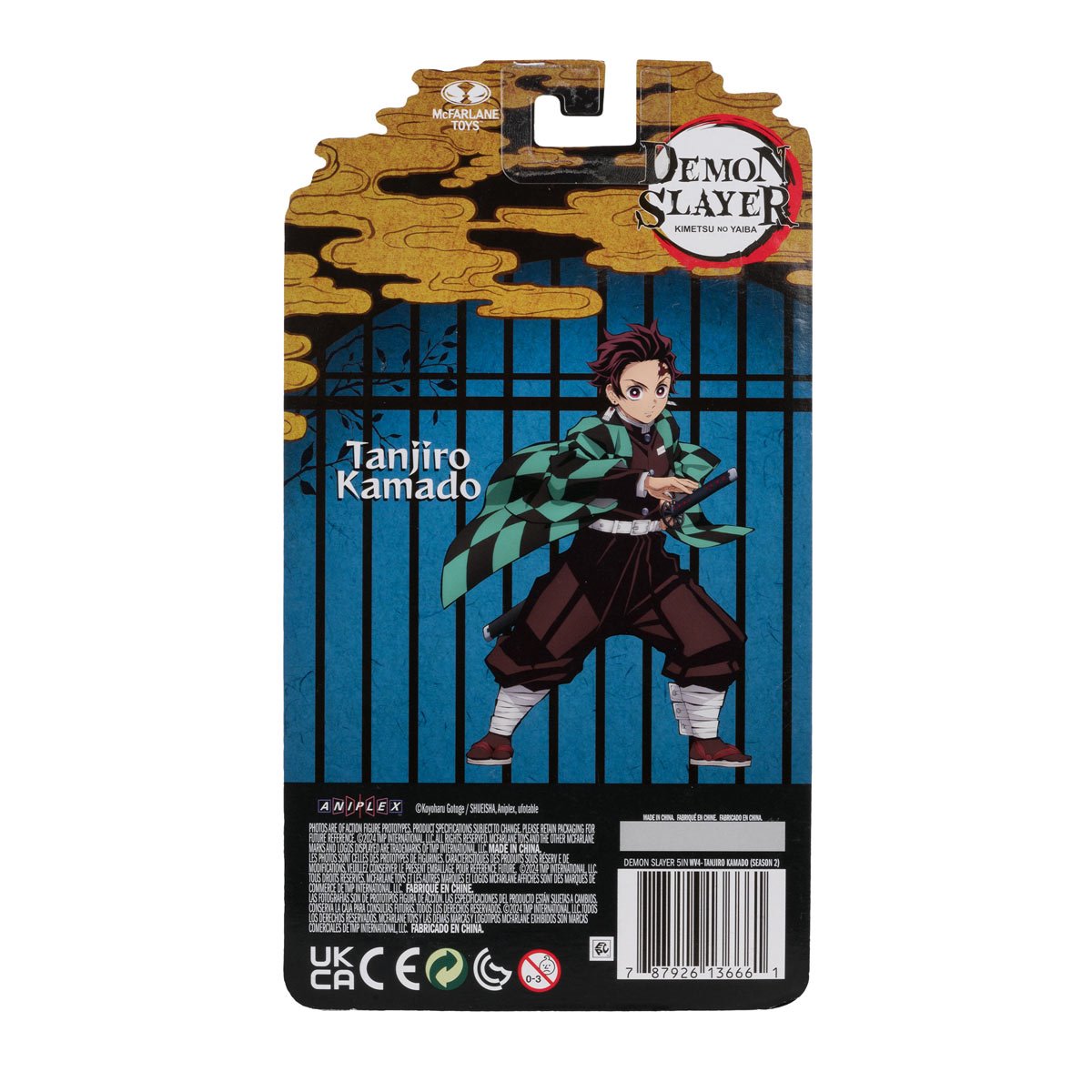Mcfarlane Demon Slayer Wave 4 Tanjiro Kamado Season 2 5-Inch Action Figure