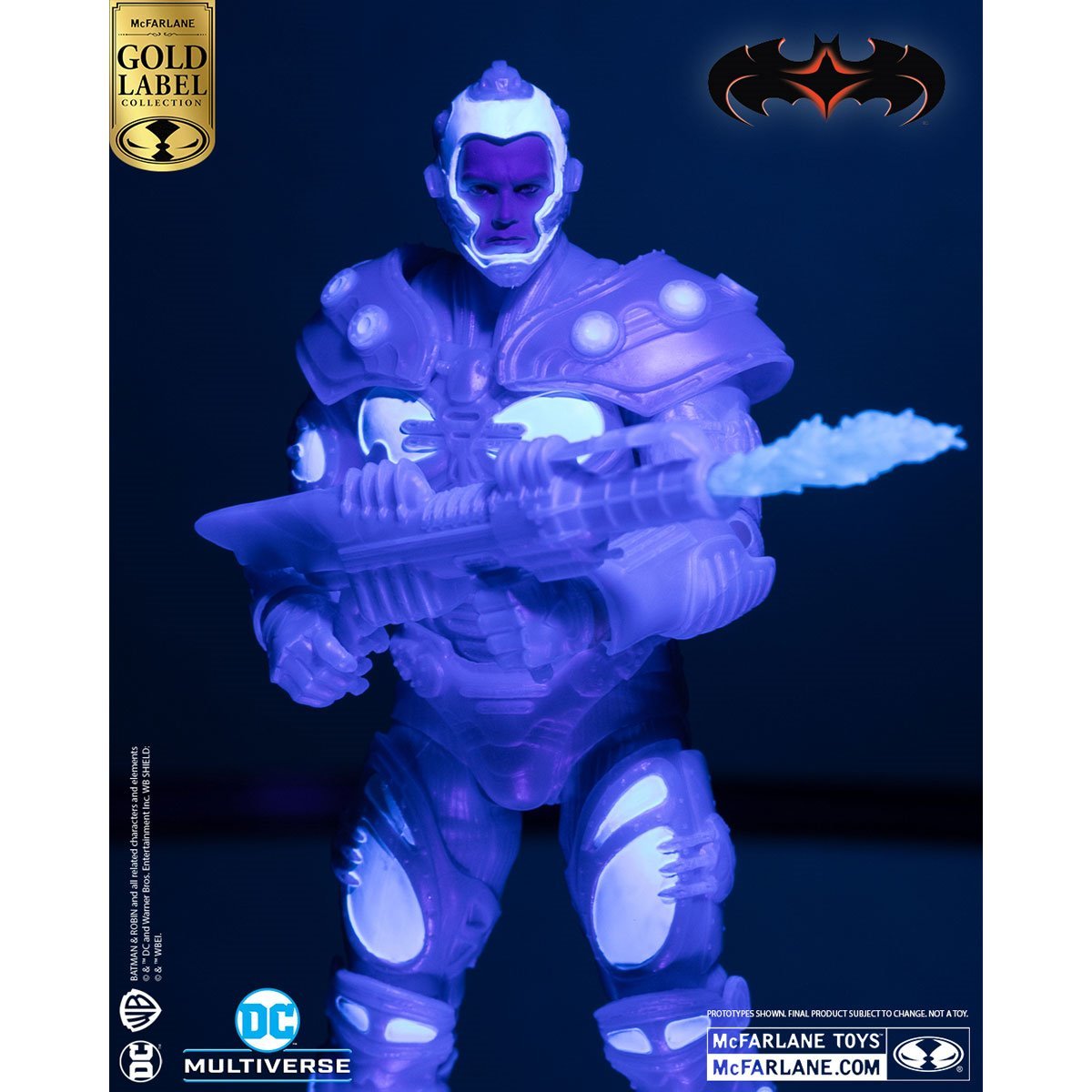 DC Multiverse Batman and Robin Mr. Freeze Black Light Gold Label 7-Inch Action Figure – Entertainment Earth Exclusive