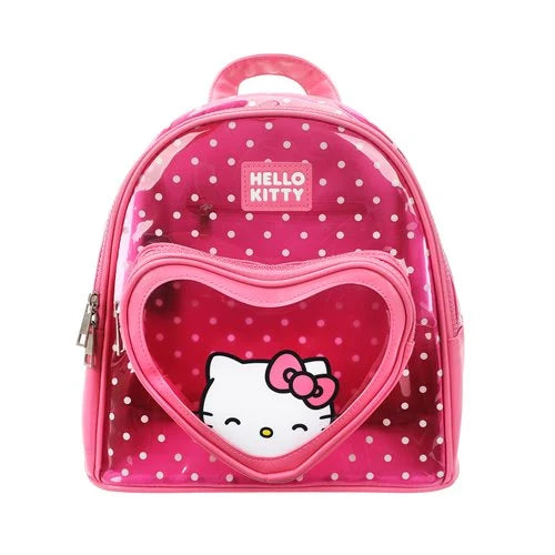 Sanrio Hello Kitty Polka Dot Peek-A-Boo Mini-Backpack