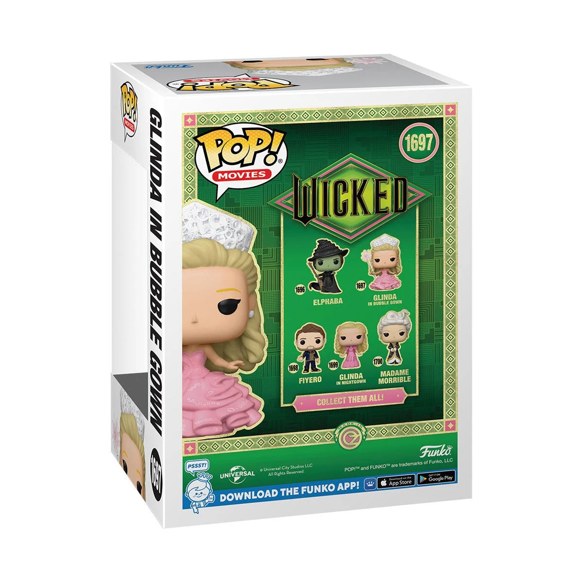 Wicked Part 1 Glinda in Bubble Gown Funko Pop! Vinyl Figure #1697