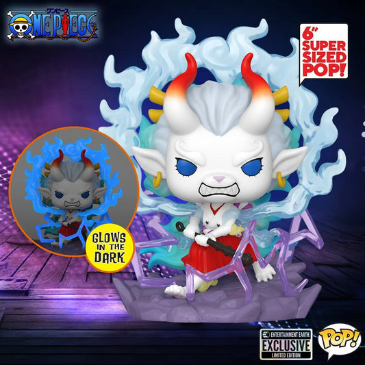 One Piece Yamato Glow-in-the-Dark Deluxe Funko Pop! Vinyl Figure #1596 - Entertainment Earth Exclusive