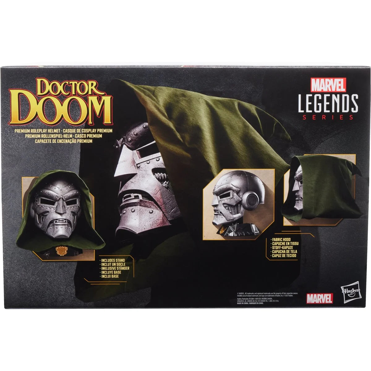 Marvel Legends Doctor Doom Premium Roleplay Helmet – 1:1 Scale Prop Replica