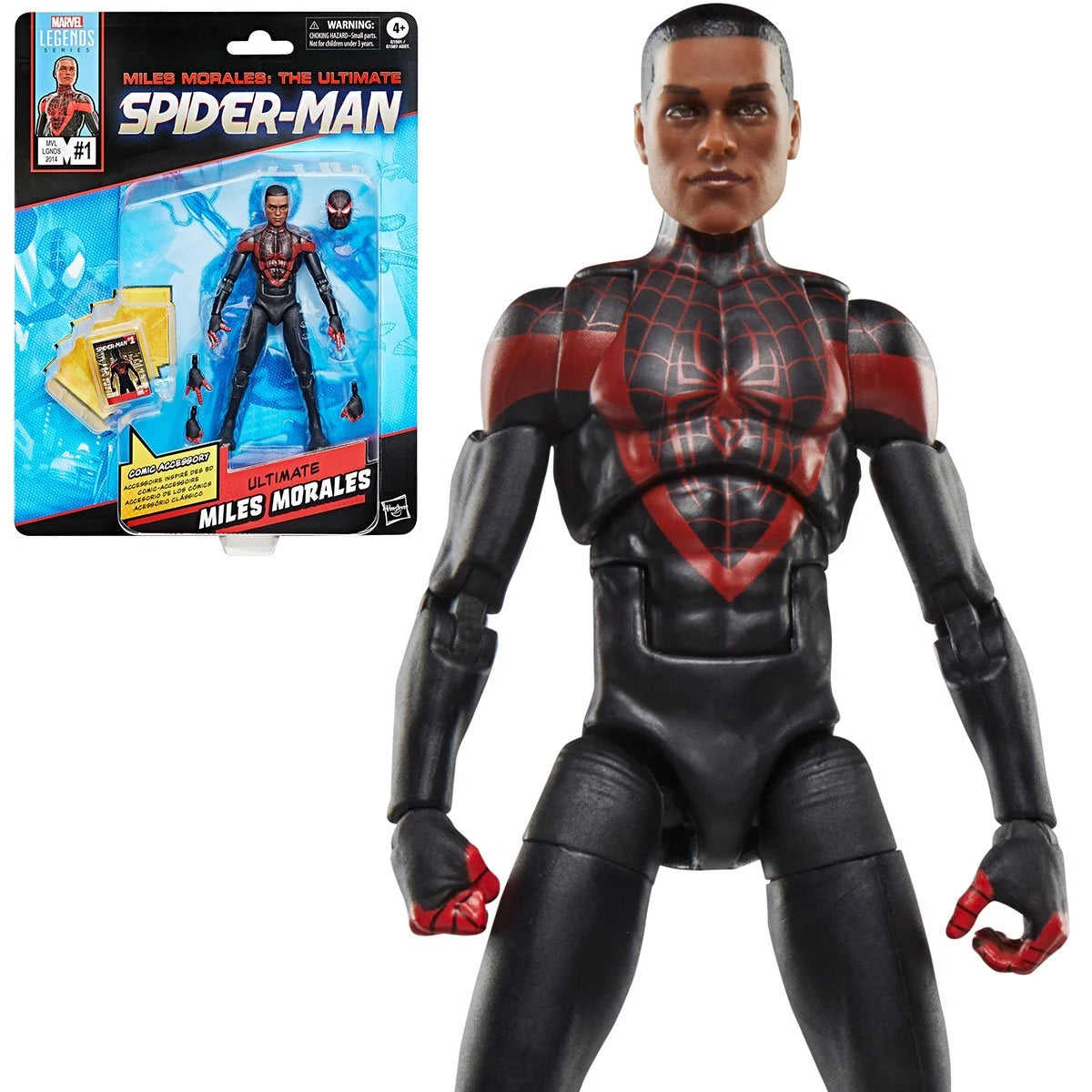 Marvel Legends Ultimate Spider-Man Miles Morales 6-Inch Action Figure