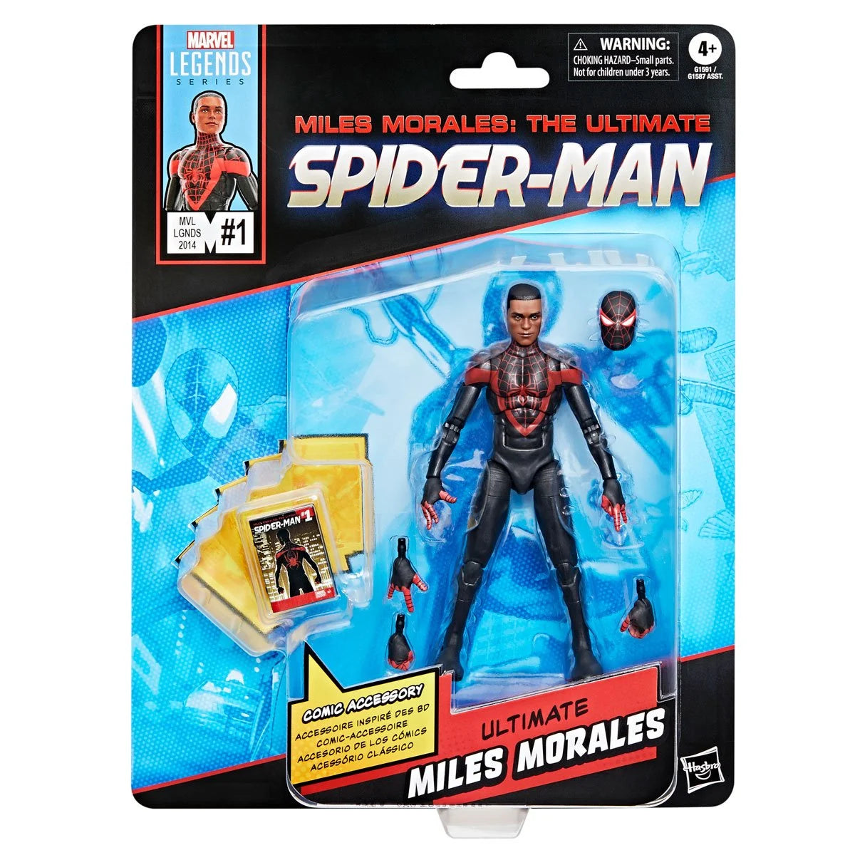 Marvel Legends Ultimate Spider-Man Miles Morales 6-Inch Action Figure