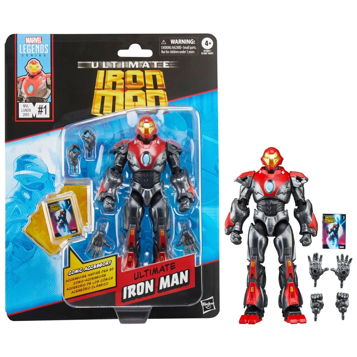 Marvel Legends Ultimate Iron Man Comics-Inspired 6-Inch Action Figure