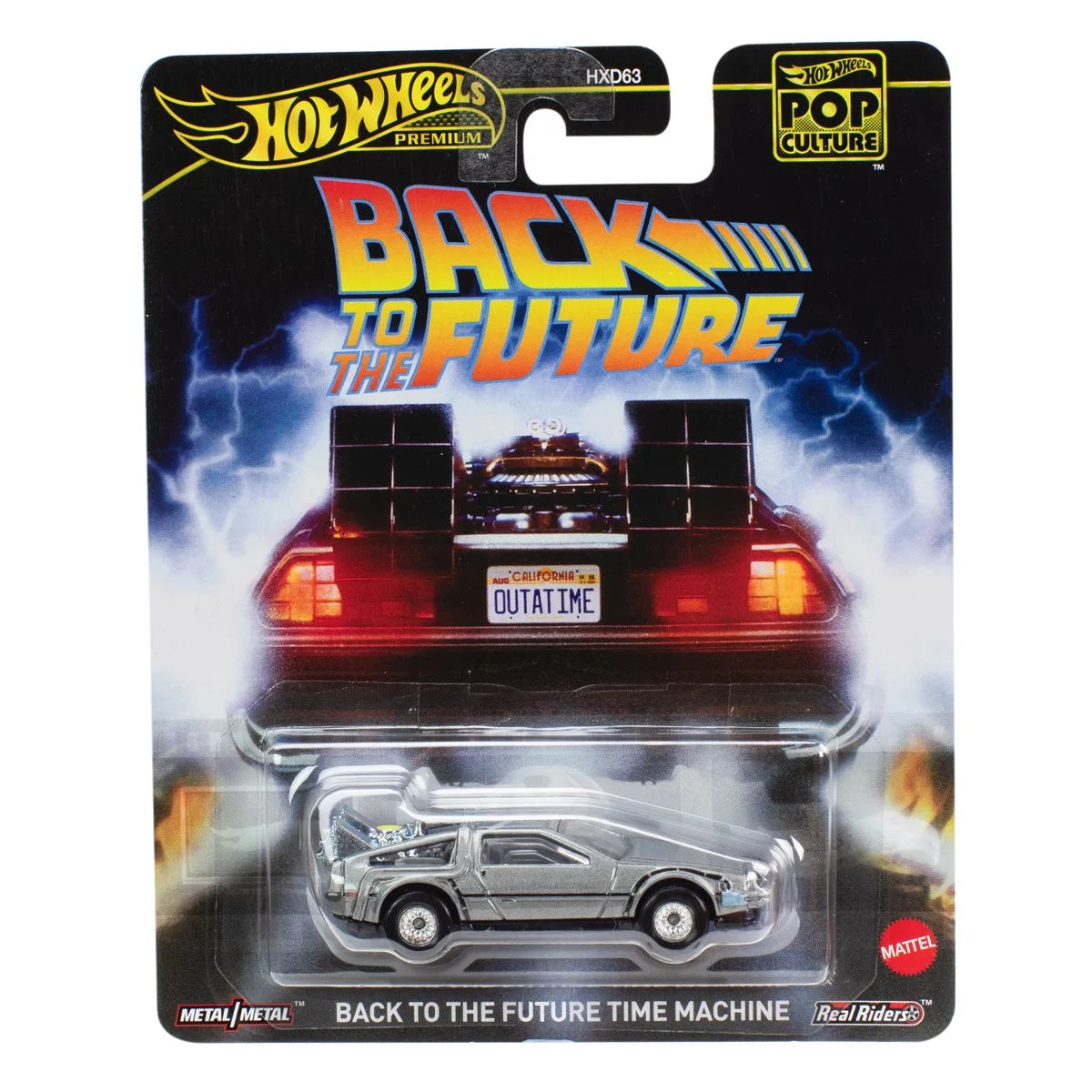 Hot Wheels Premium: Back to the Future Time Machine Pop Culture 2025 Collection