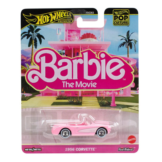 Hot Wheels Premium: Barbie The Movie 1956 Corvette Pop Culture 2025 Collection