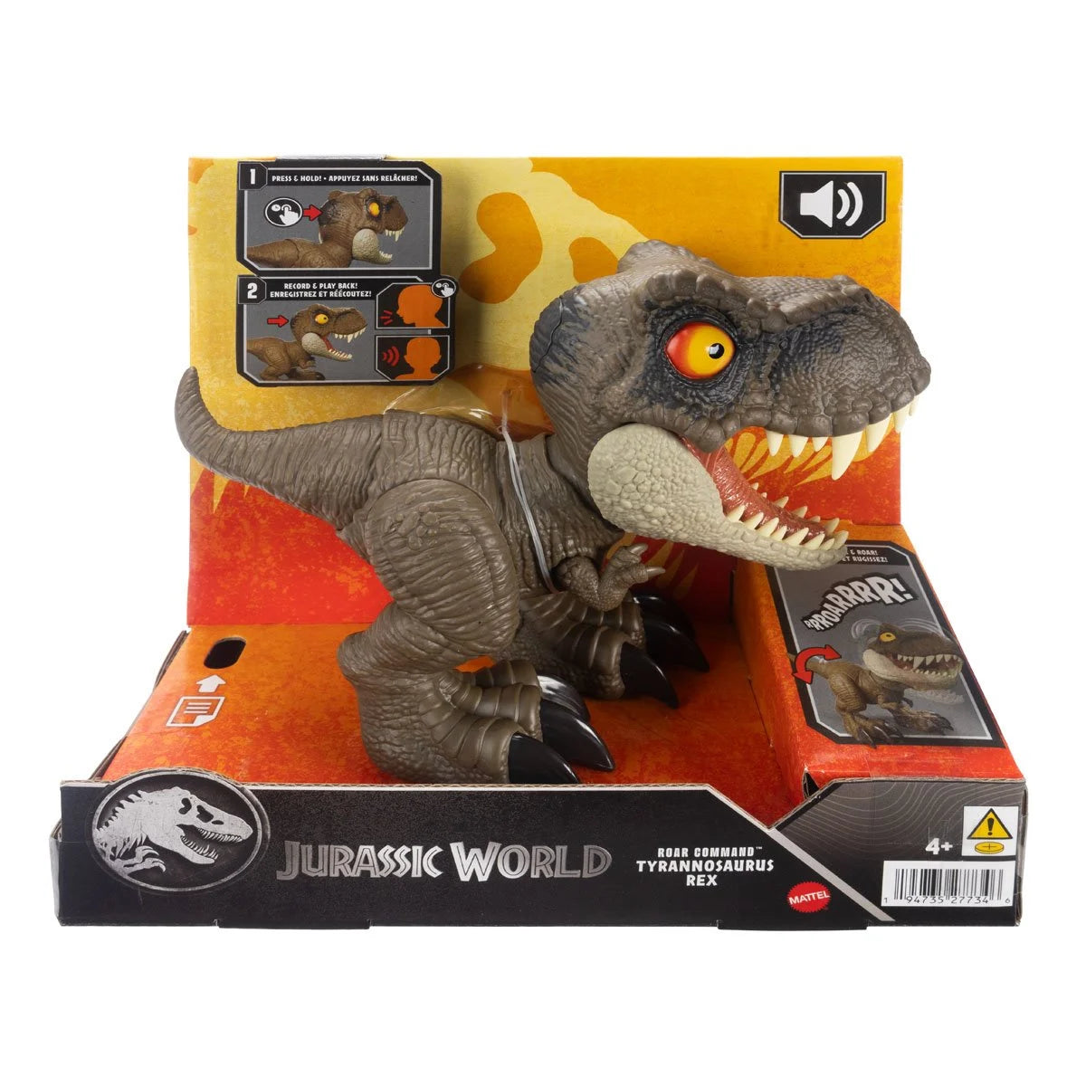 Jurassic World Roar Command Tyrannosaurus Rex Action Figure