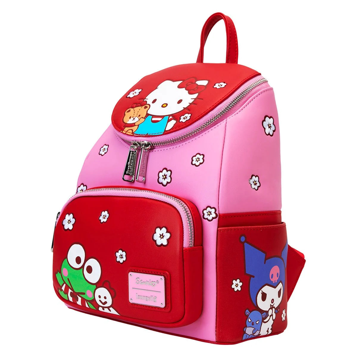 Hello Kitty & Friends Pink and Red Color Block Series Mini-Backpack