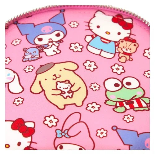 Hello Kitty & Friends Pink and Red Color Block Series Mini-Backpack