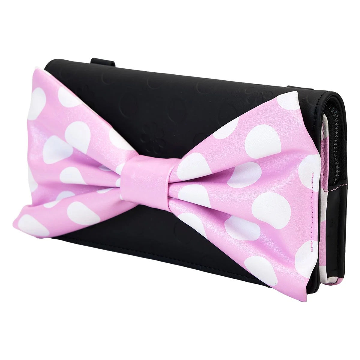 Minnie Mouse Floral Rock The Dots Clutch Crossbody Bag