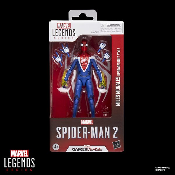 Marvel Legends Gamerverse Miles Morales Upgraded Suit Style Action Figure