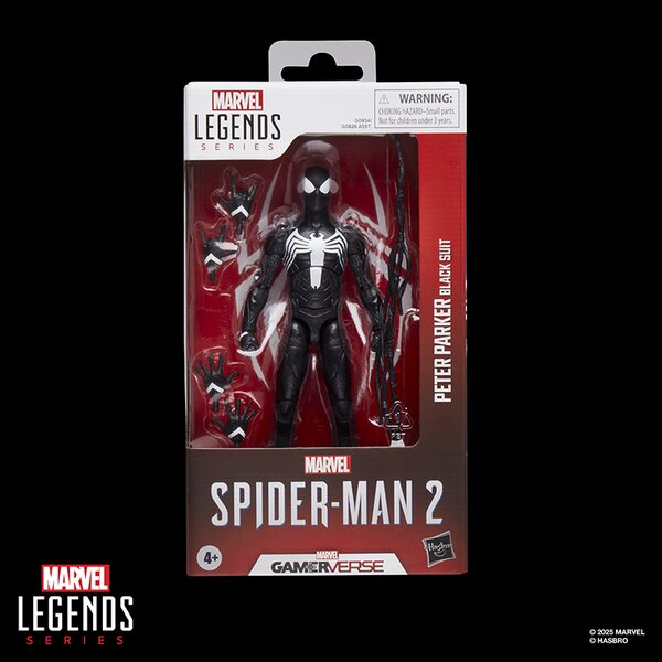 Marvel Legends Series Gamerverse Peter Parker Black Suit Action Figure