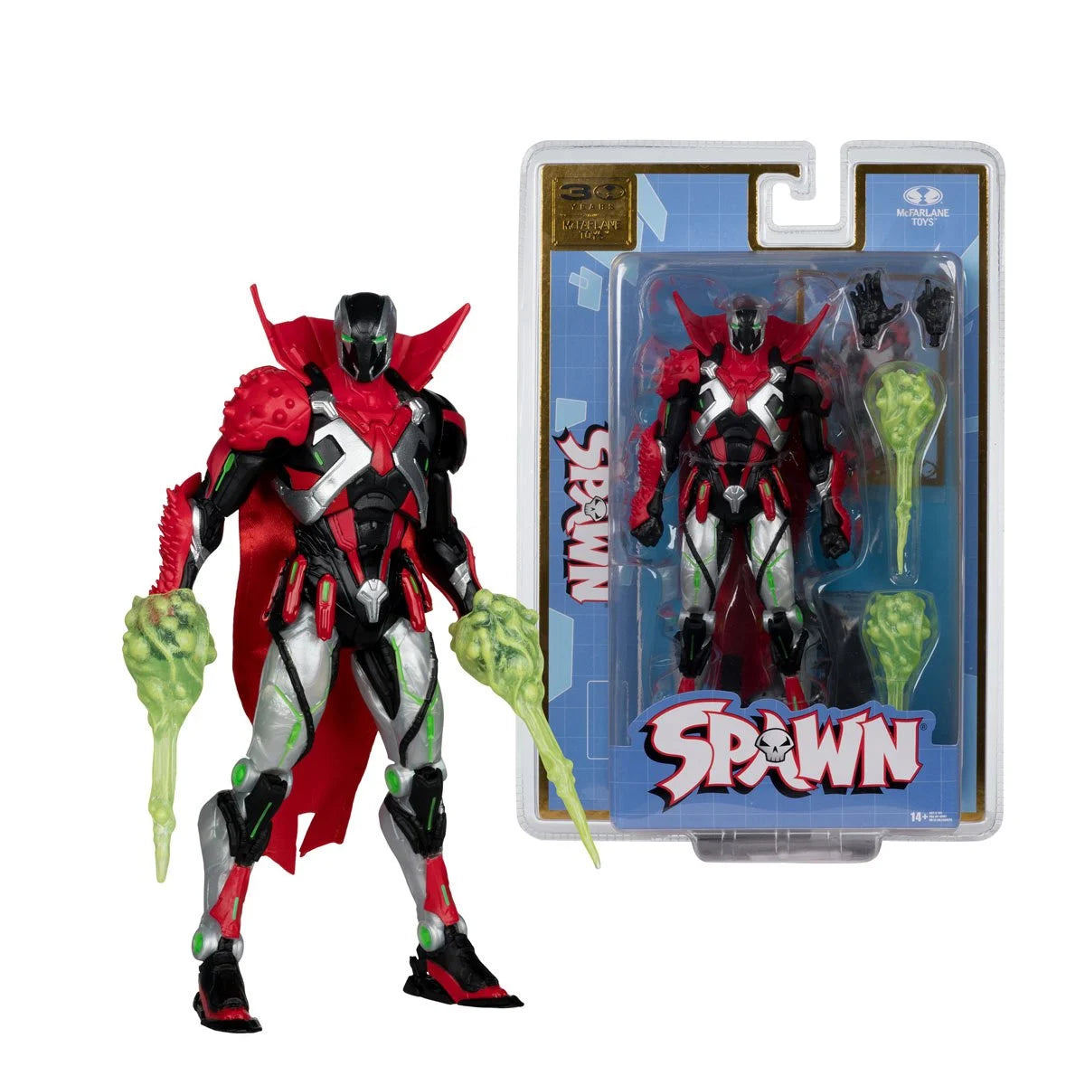 Spawn Wave 8 The Deviant Spawn Rat City McFarlane Toys 30th Anniversary 7 -Inch Action Figure