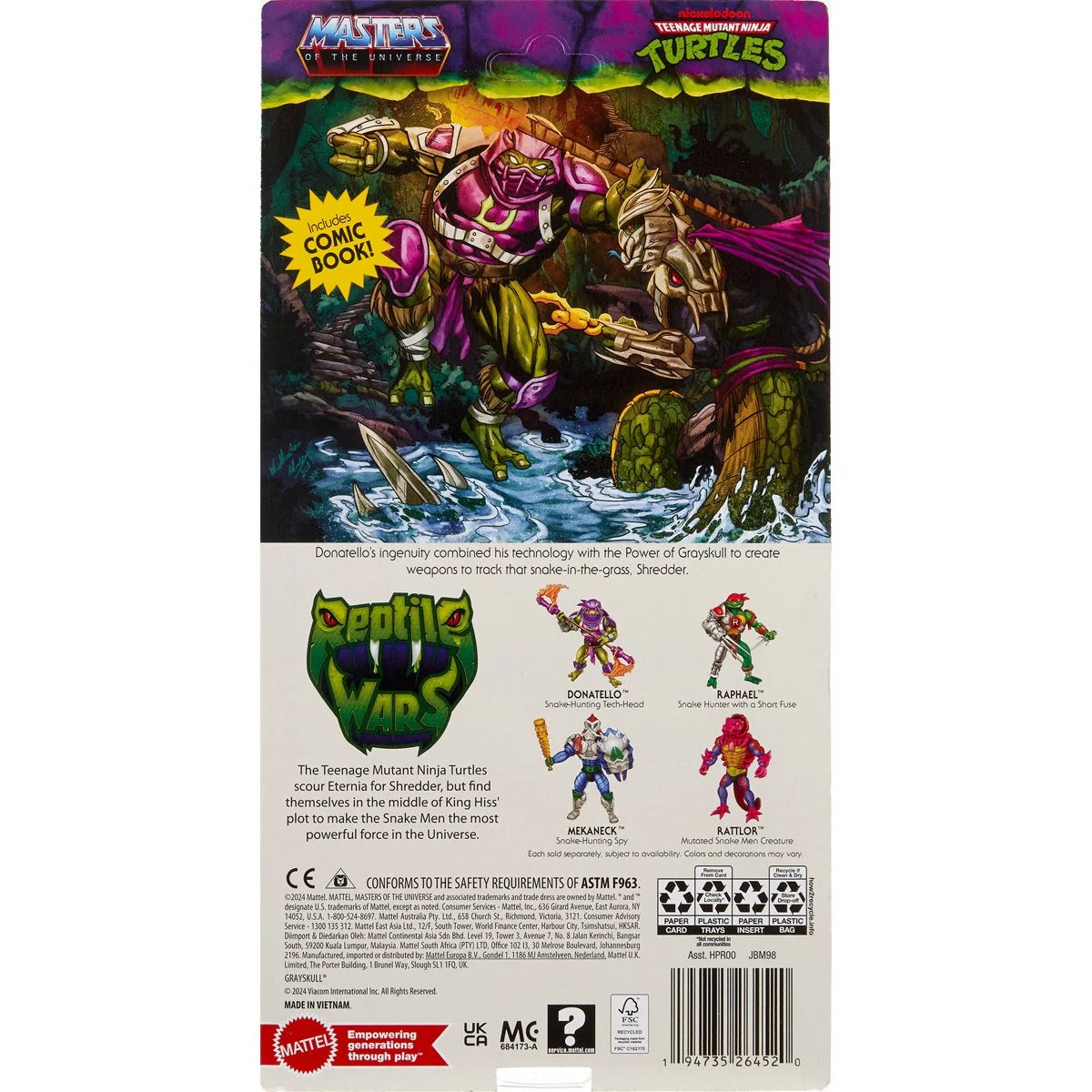 Masters of the Universe Origins Turtles of Grayskull Wave 5 Donatello Action Figure