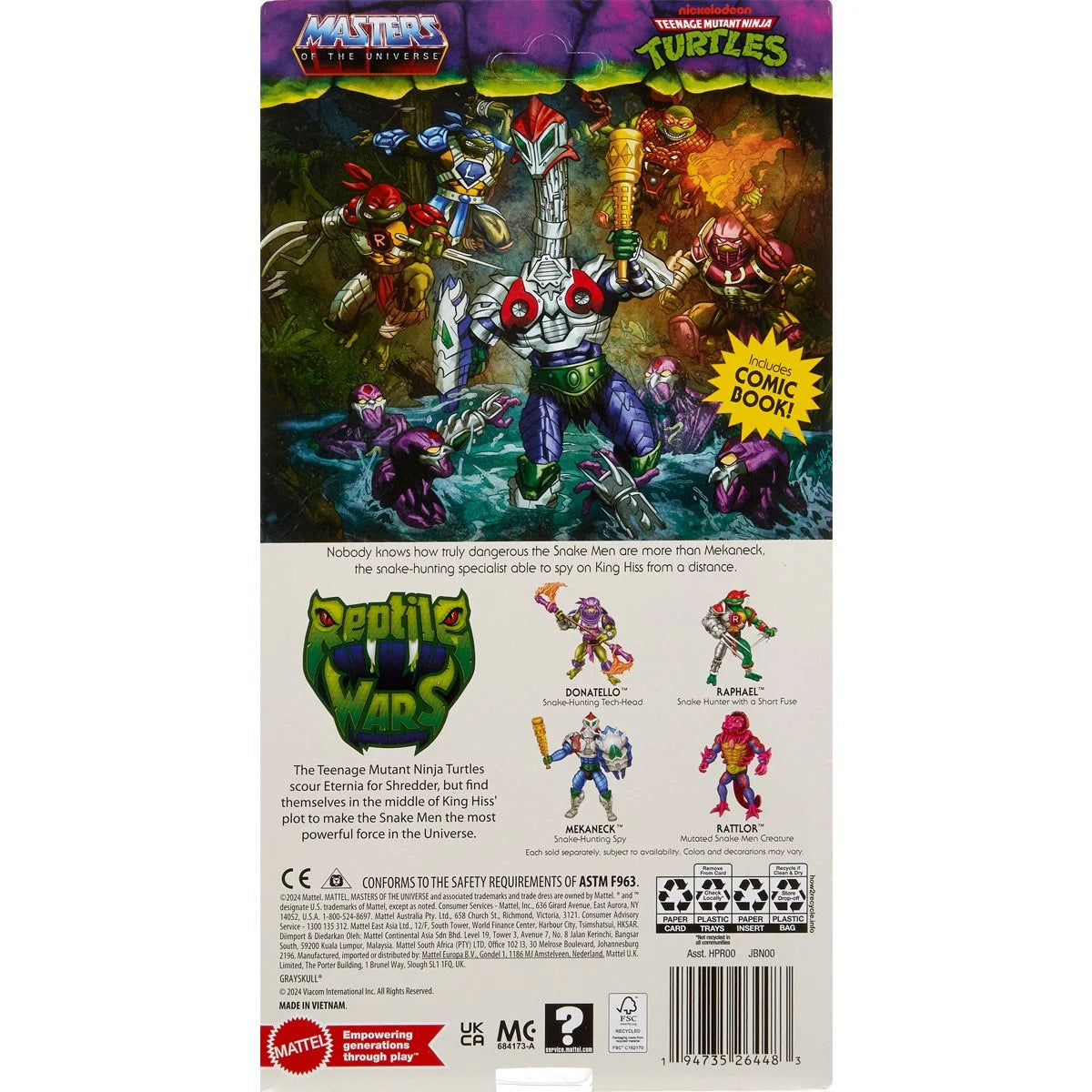 Masters of the Universe Origins Turtles of Grayskull Wave 5 Mekaneck Action Figure