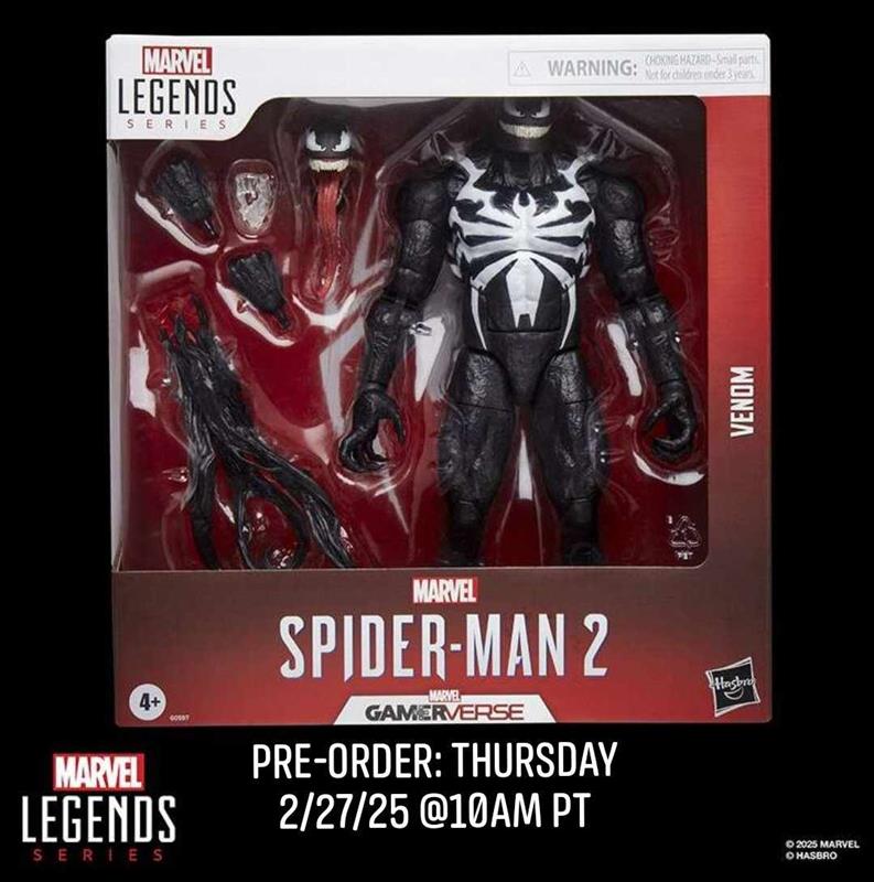 Marvel Legends Series Gamerverse Venom - Spider-Man 2 Action Figure