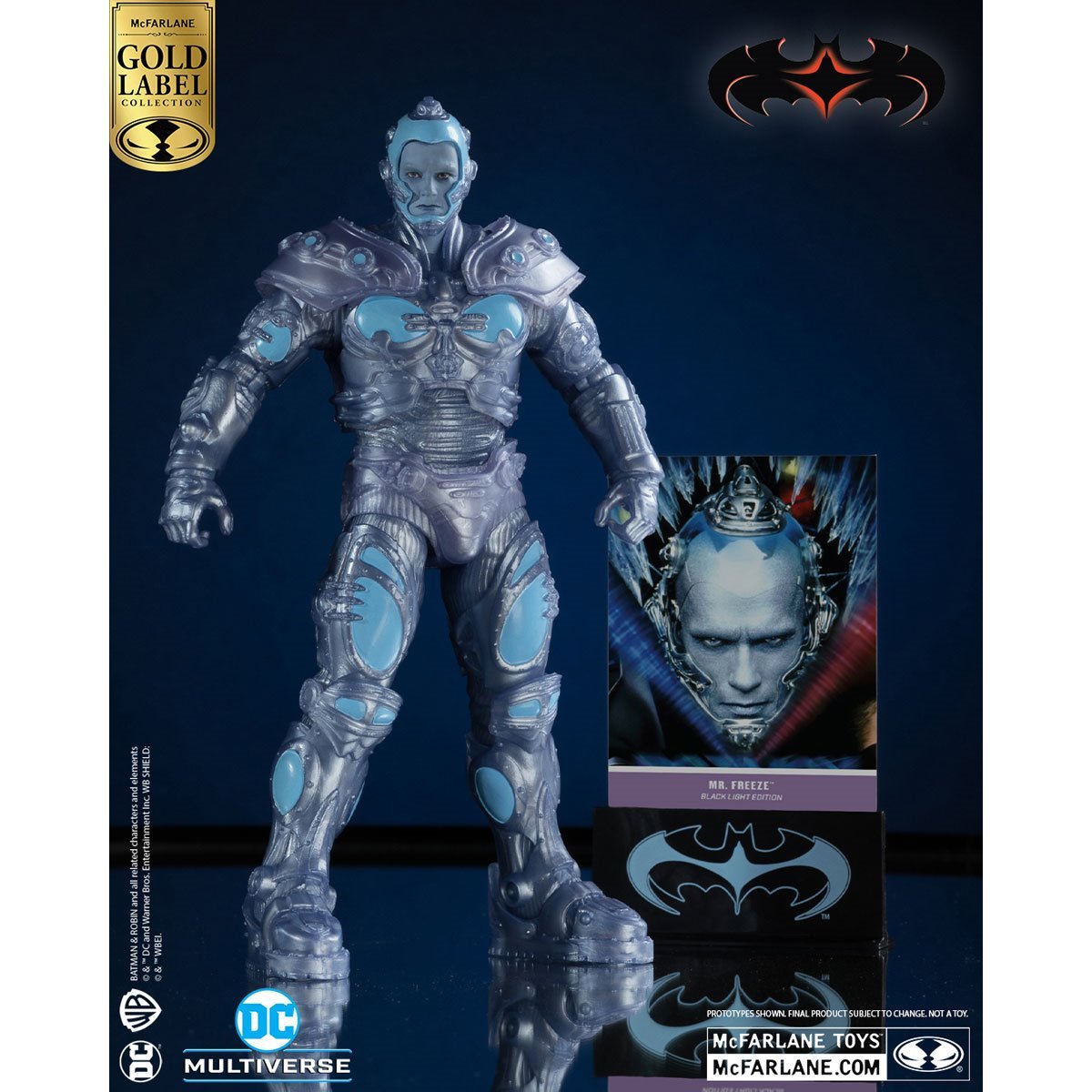 DC Multiverse Batman and Robin Mr. Freeze Black Light Gold Label 7-Inch Action Figure – Entertainment Earth Exclusive