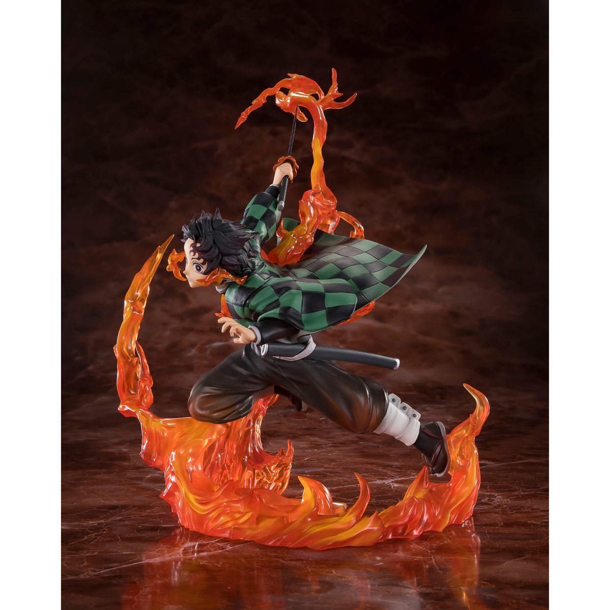 Demon Slayer: Kimetsu No Yaiba Tanjiro Kamado Kyojuro Rengoku’s Sword Guard Version FiguartsZERO Statue